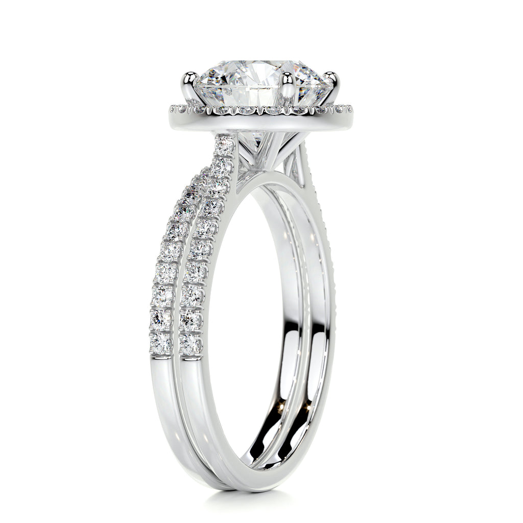 F VS Lab Diamond Bridal Set