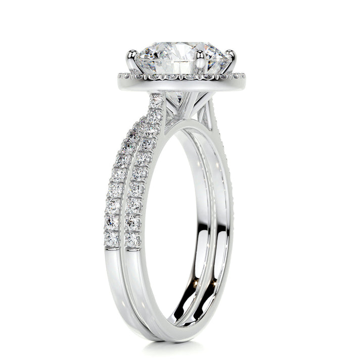 F VS Lab Diamond Bridal Set