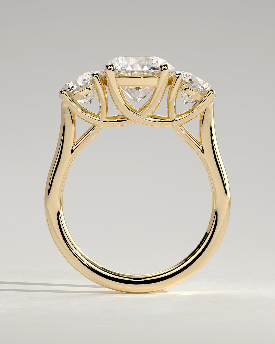 Lab made diamond ring