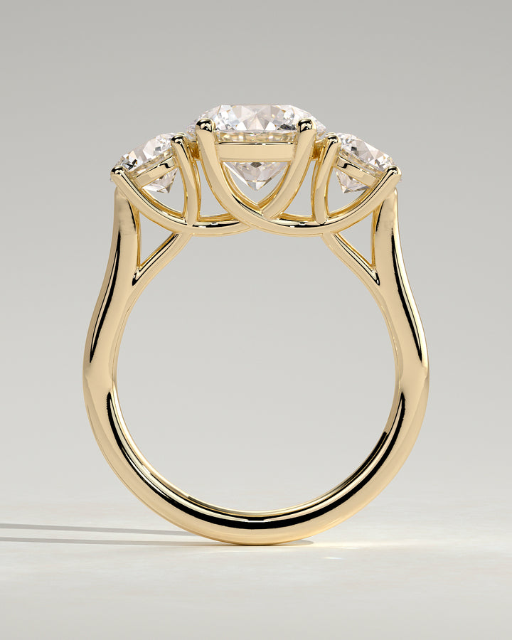 Lab made diamond ring