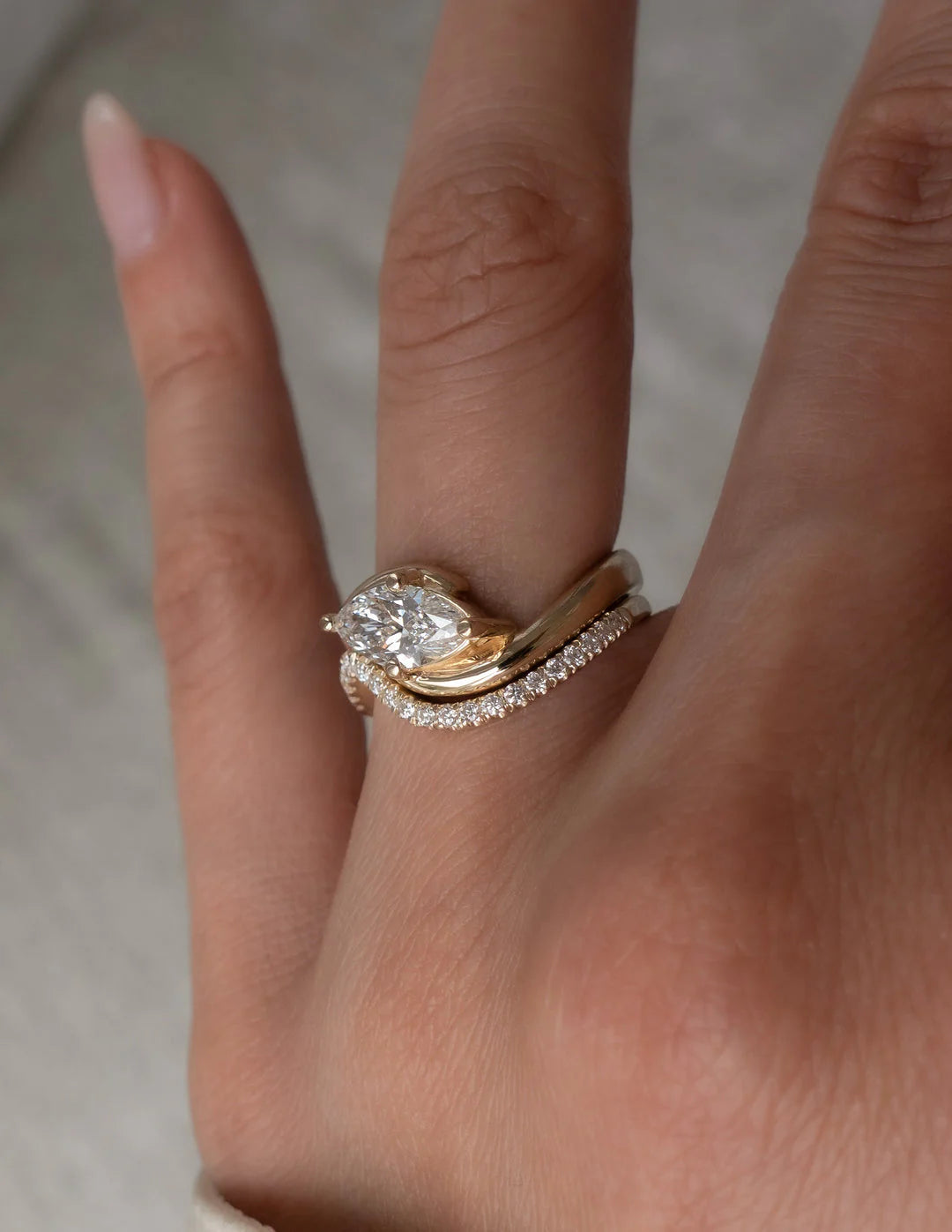 Marquise Lab Grown Diamond Engagement Ring