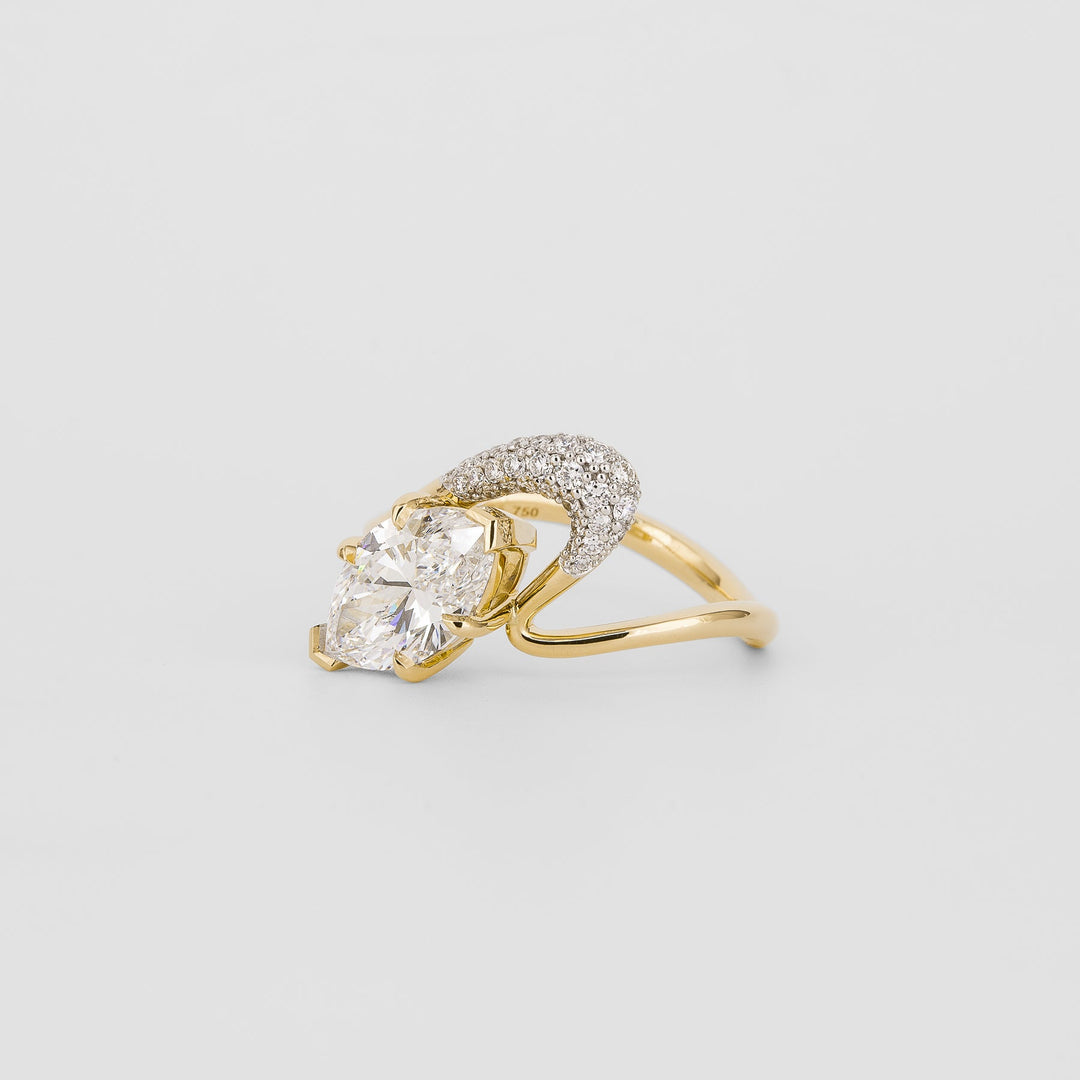 Marquise Cut Diamond Engagement Ring