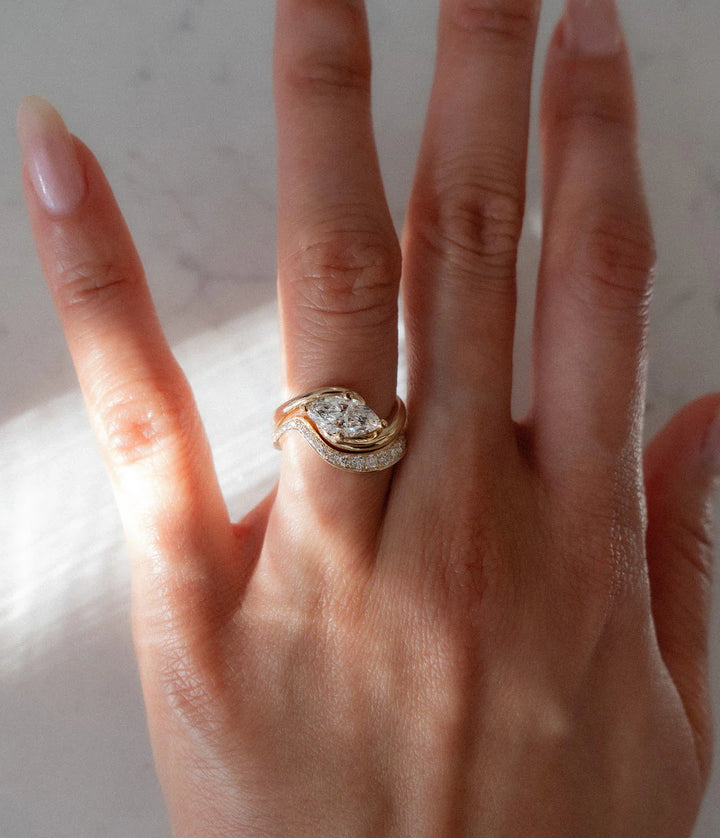 By Pass Style Diamond Ring