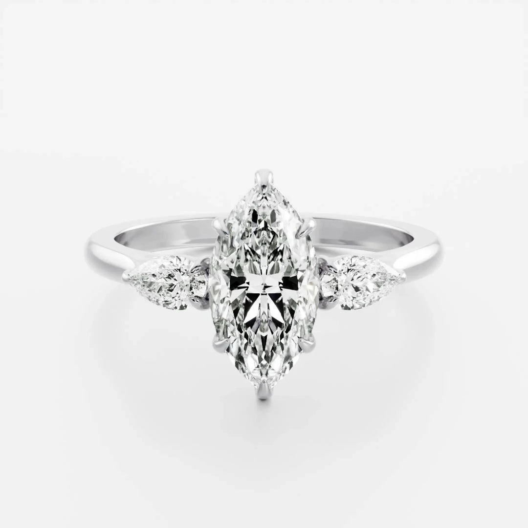 Marquise Diamond Bridal Ring
