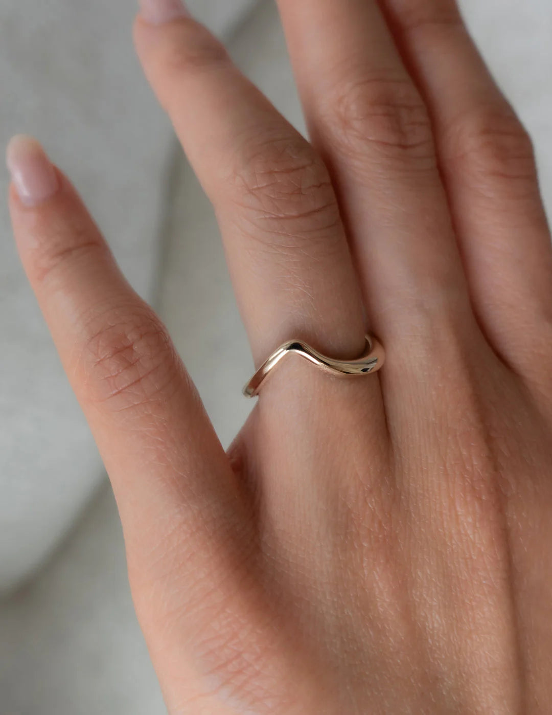 Pavé Band Marquise Diamond Ring Set