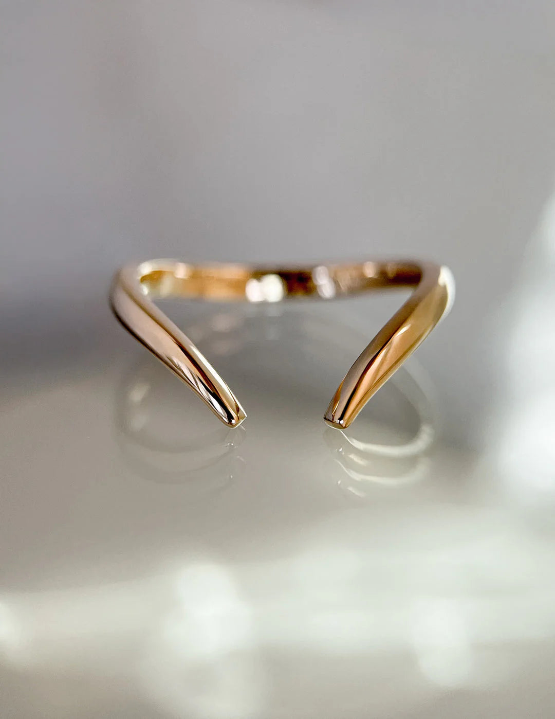 Marquise engagement ring with matching diamond wedding band
