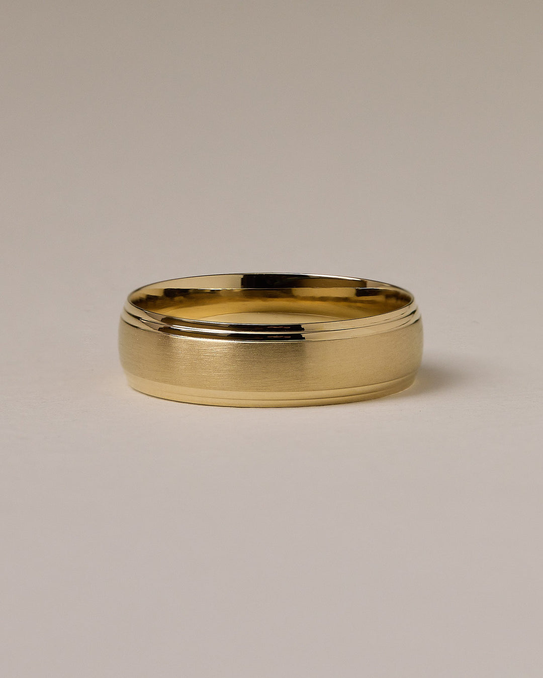 Men's Brushed Satin Finish Wedding Band