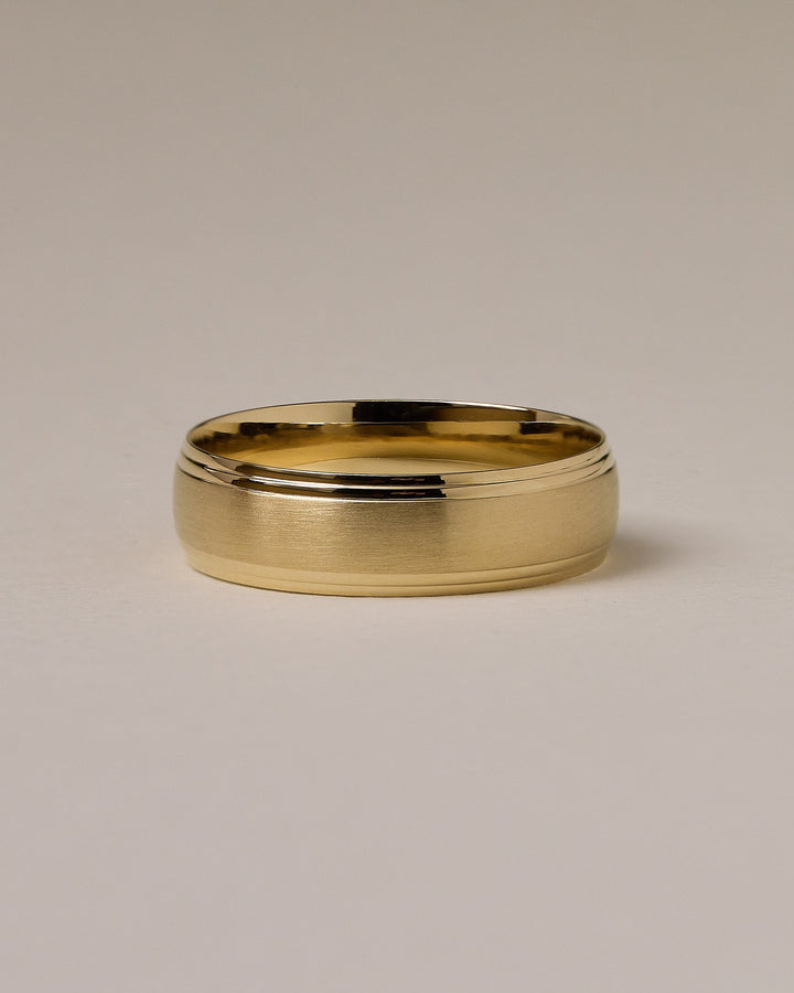 Men's Brushed Satin Finish Wedding Band