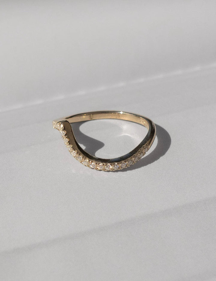 1.50CT Elongated Cushion E/VS Lab Grown Diamond Bypass Engagement Ring With Matching Curved Band