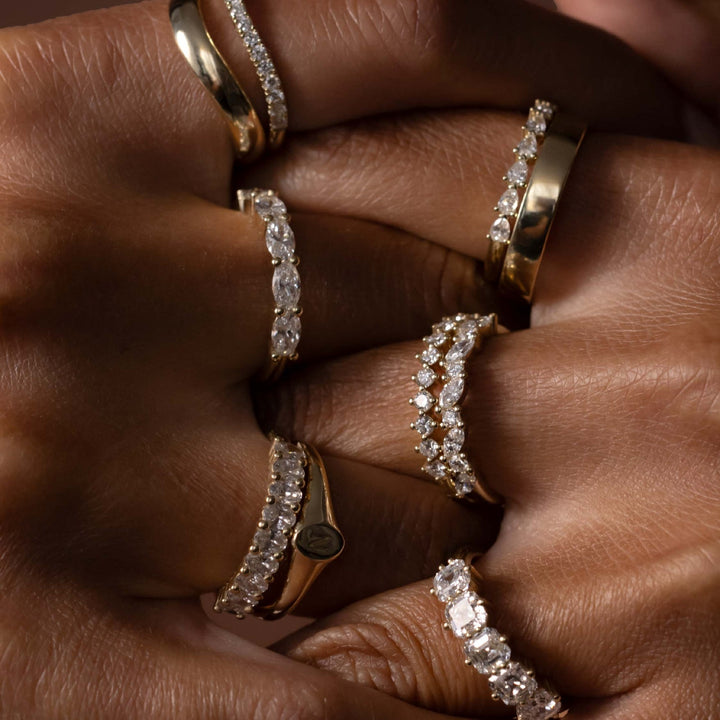 Pear Lab Diamond Ring Band