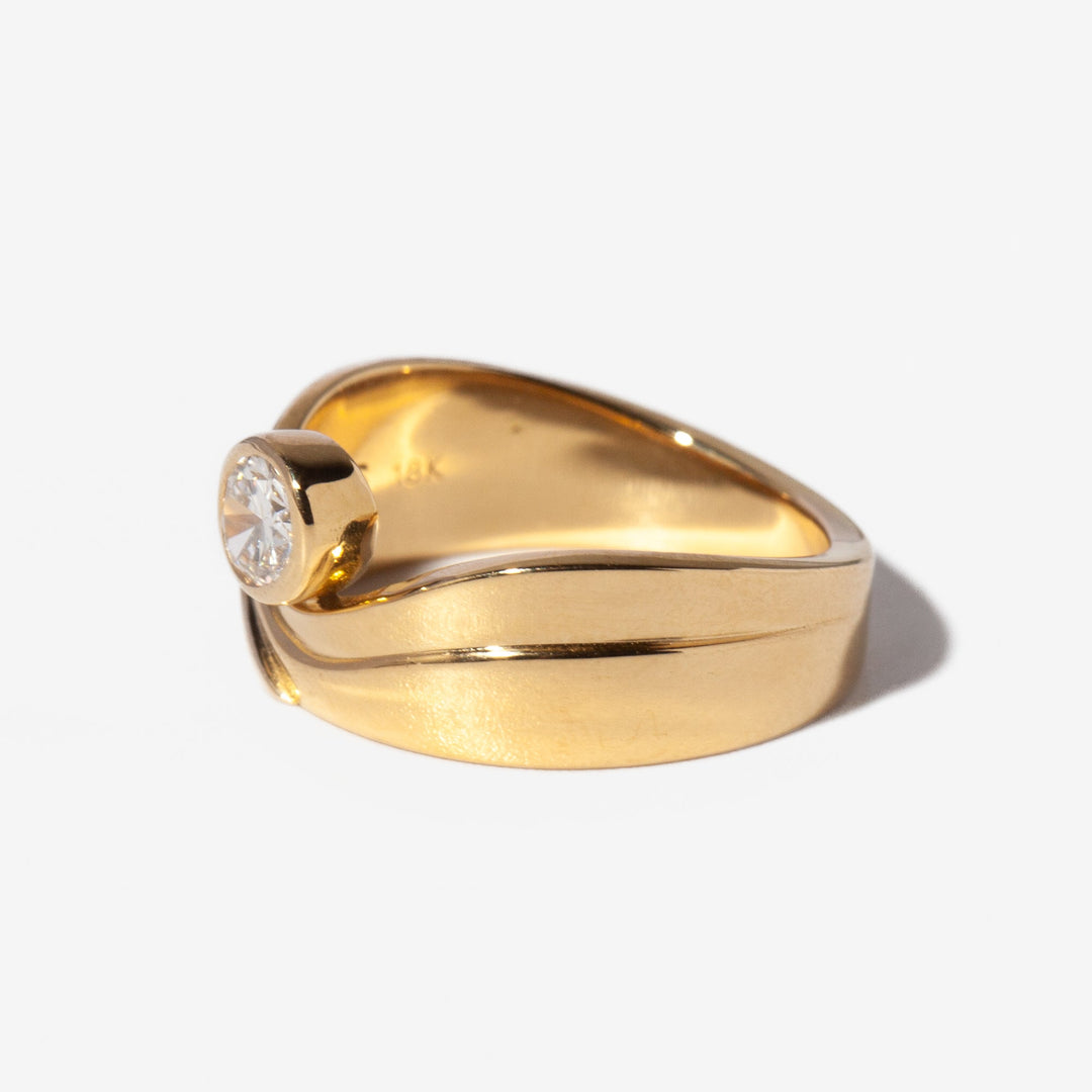 Modern oval lab grown diamond monte engagement ring designed for minimalist and elegant bridal style