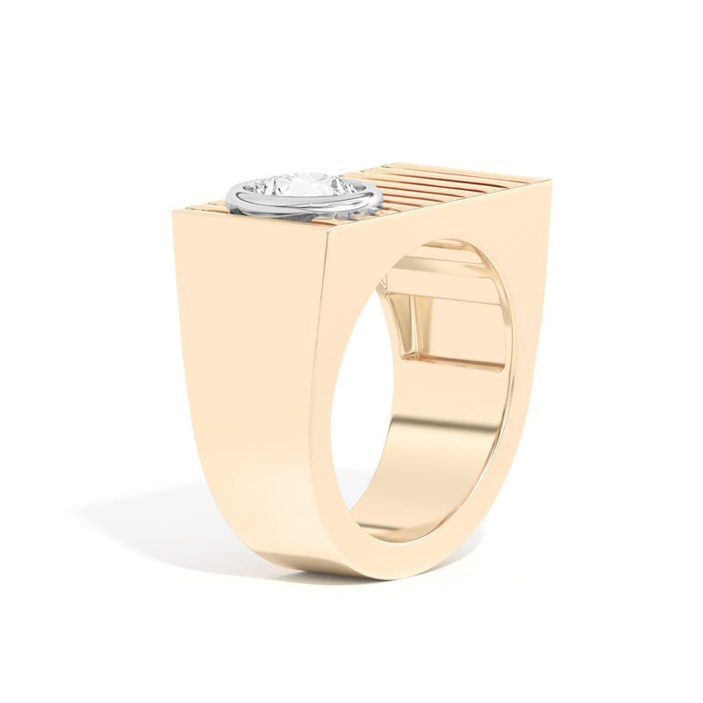 Round Cut IGI Certified Lab Diamond Ring