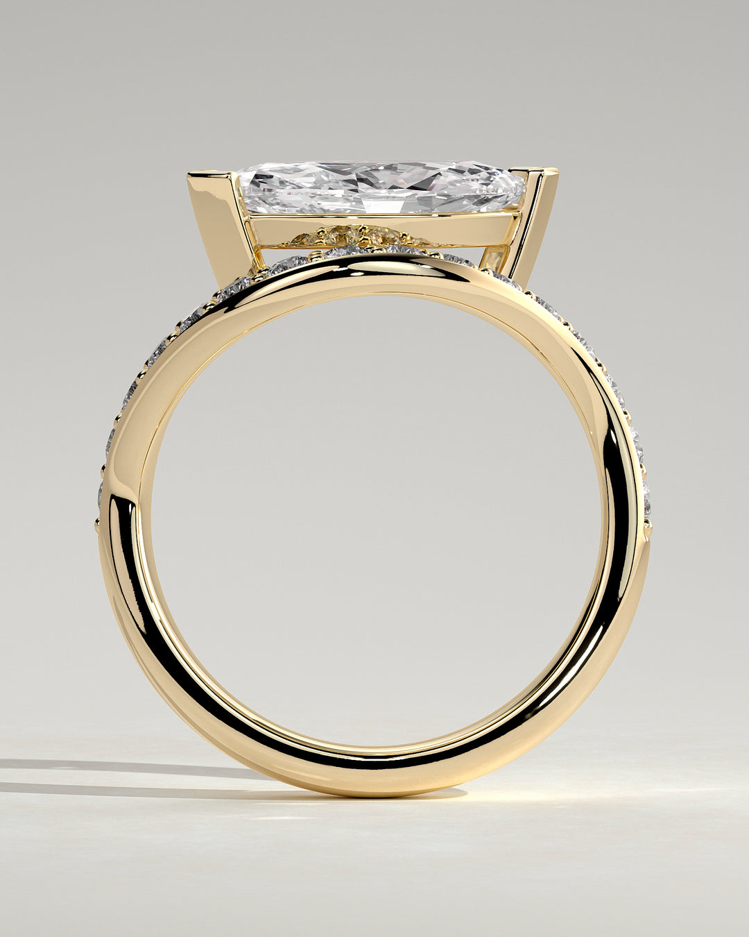 solitaire marquise diamond ring