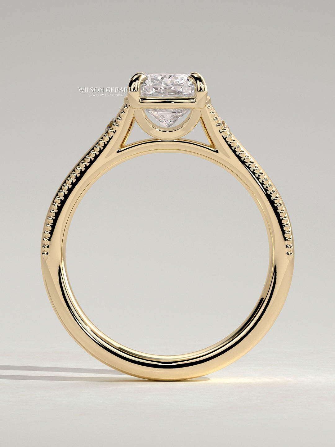 unique oval engagement ring lab grown
