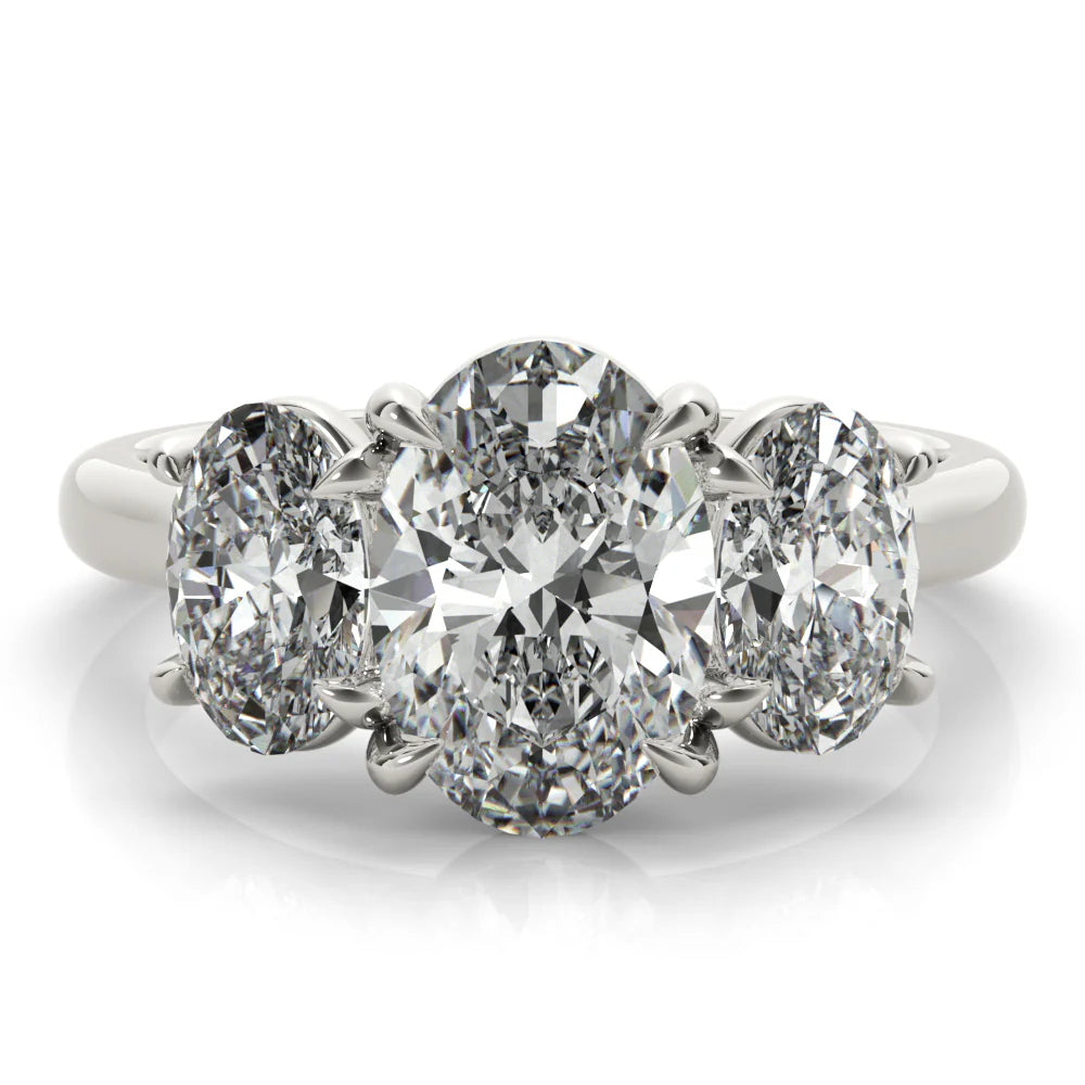 Lab Grown Oval Diamond Ring
