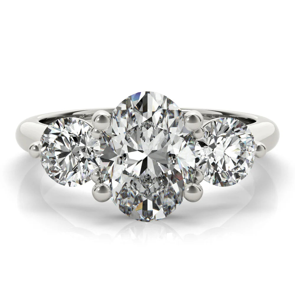 Oval Diamond Ring for Women