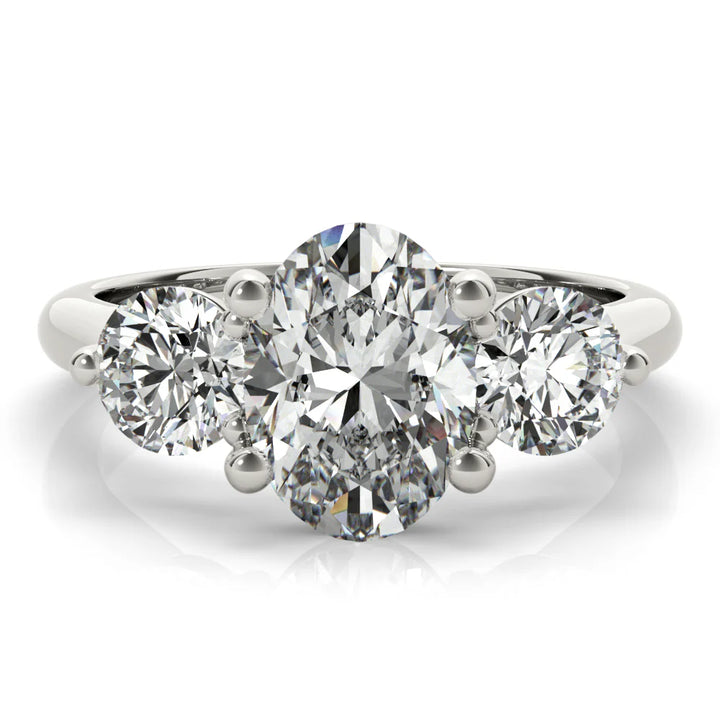 Oval Diamond Ring for Women