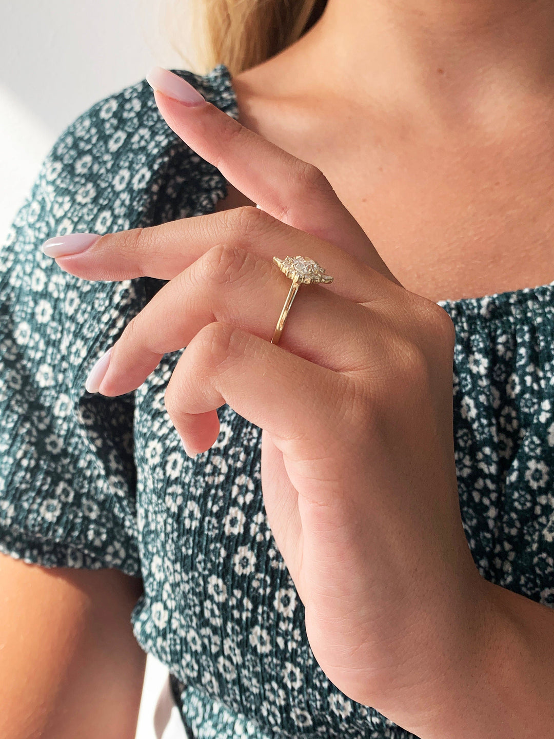 G VS2 Oval Lab Diamond Ring