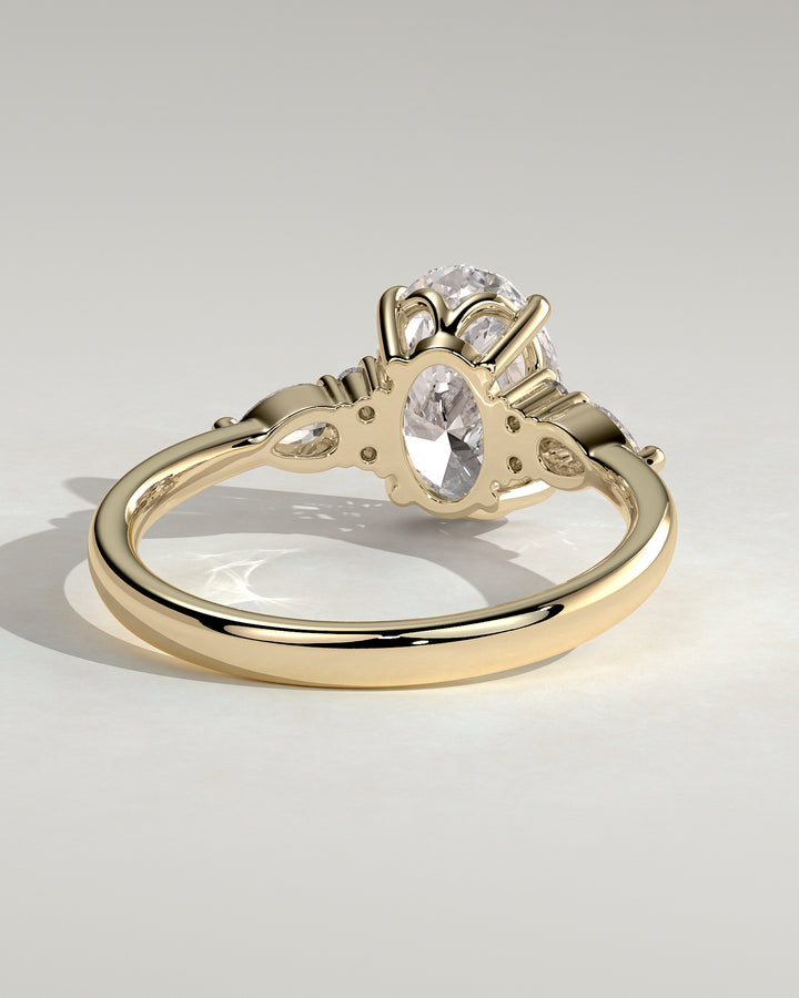 Oval Lab Grown Diamond Ring,