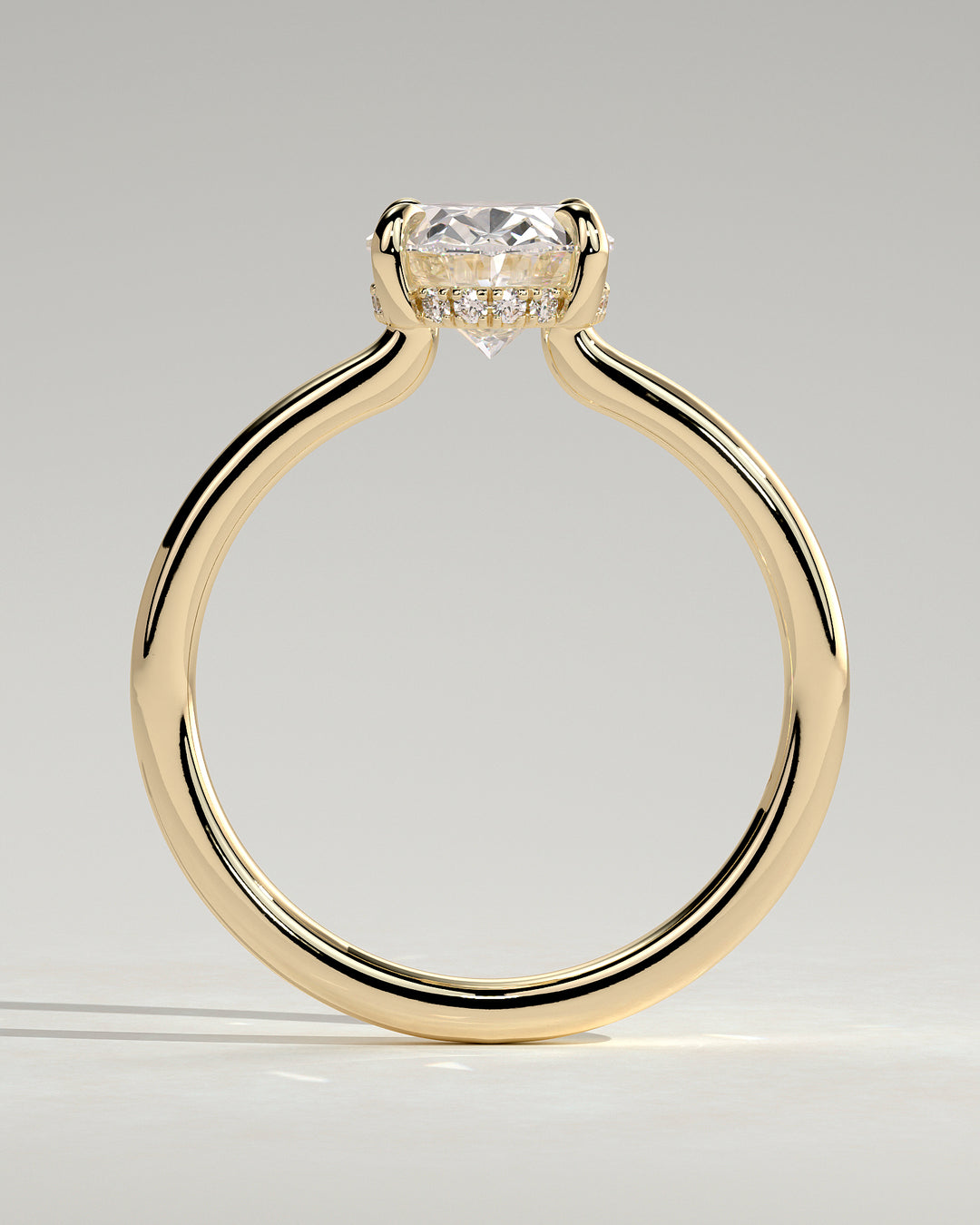 hidden halo engagement ring