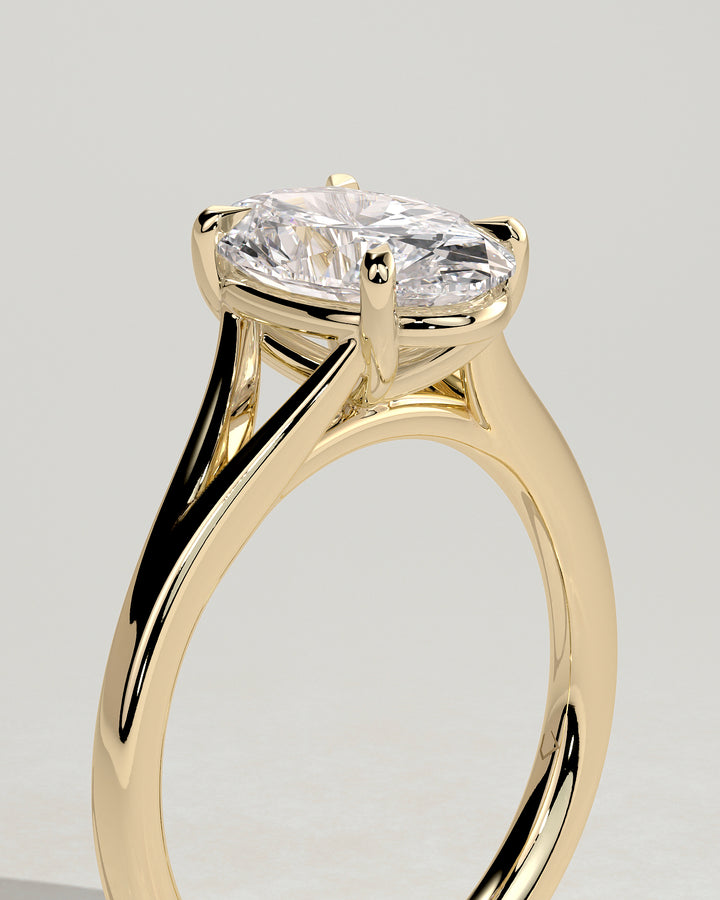 2.5ct oval engagement ring