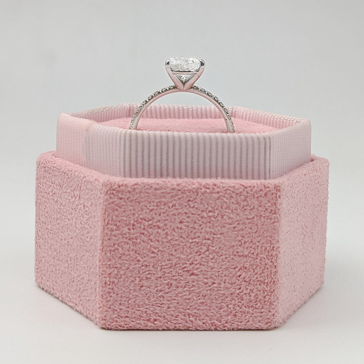 Classic Pear Pavé Diamond Ring