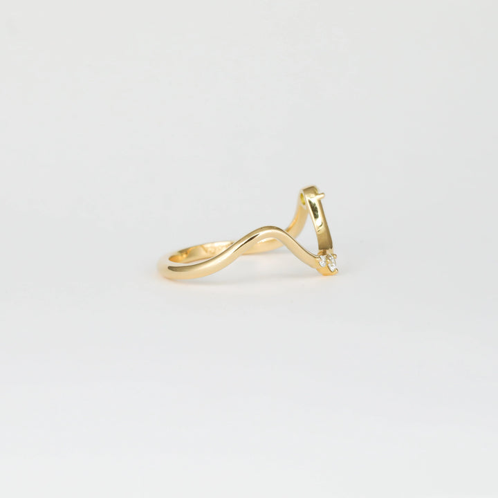 Pear Engagement Ring Set