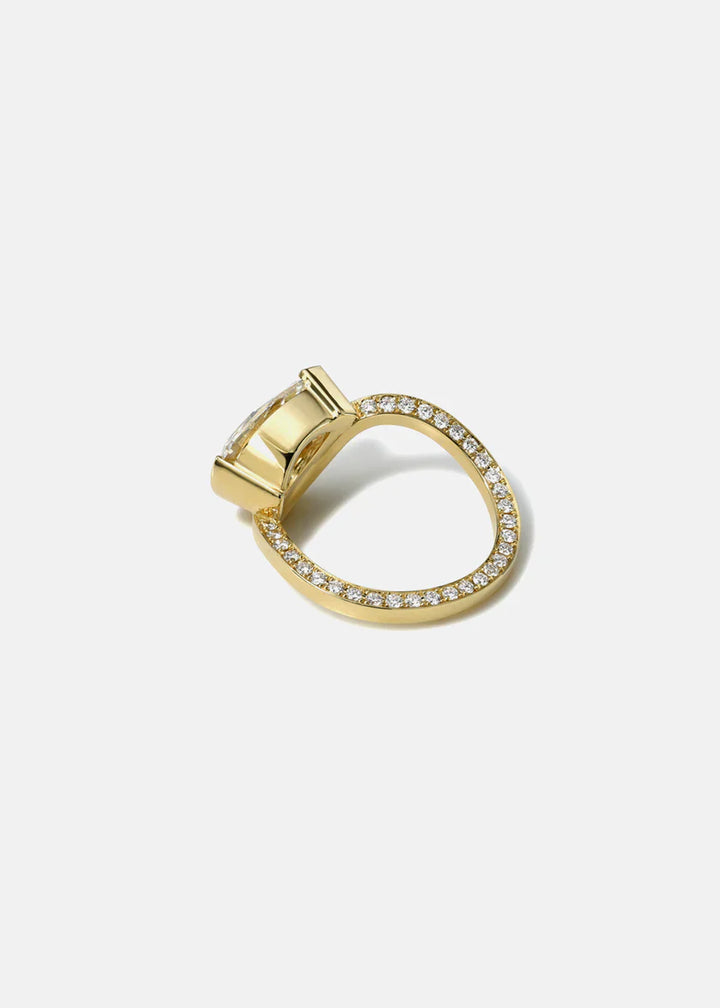 Pear Lab Diamond Engagement Ring