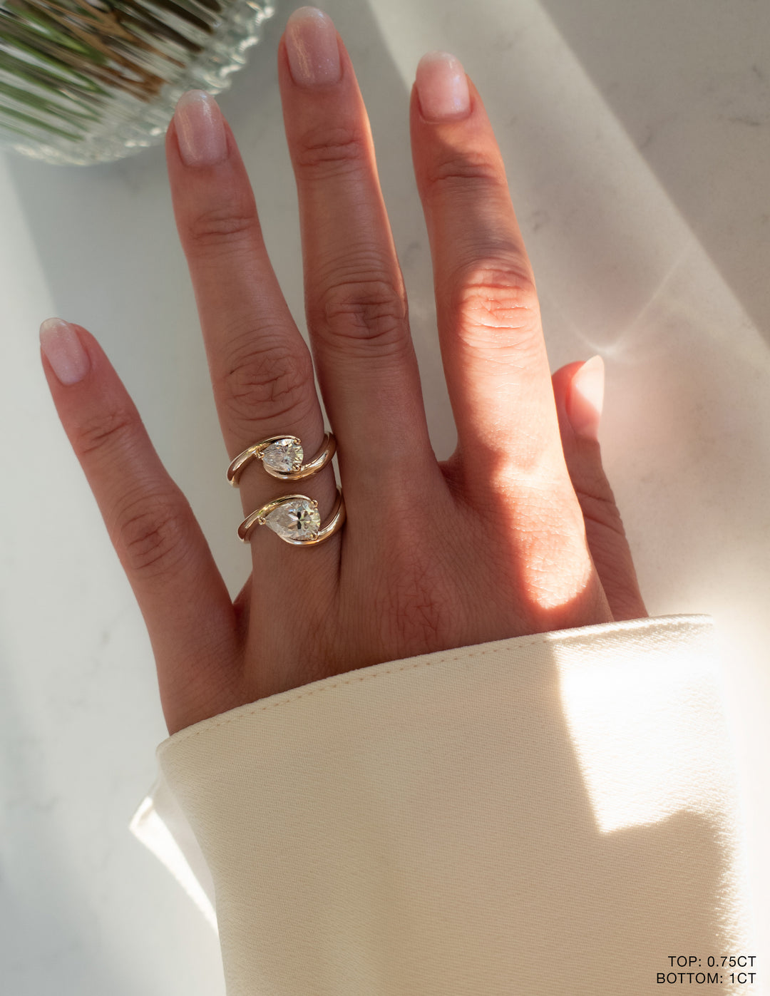 Pear Solitaire Diamond Ring