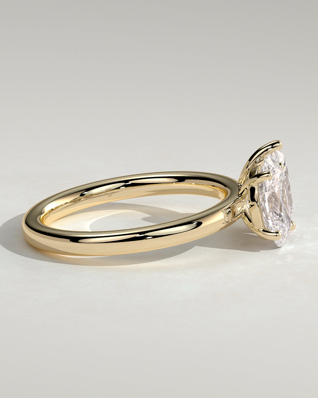 Pear and oval lab diamond duo