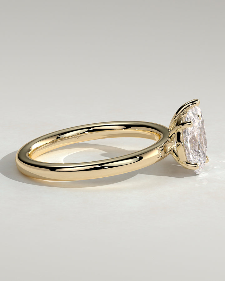 Pear and oval lab diamond duo