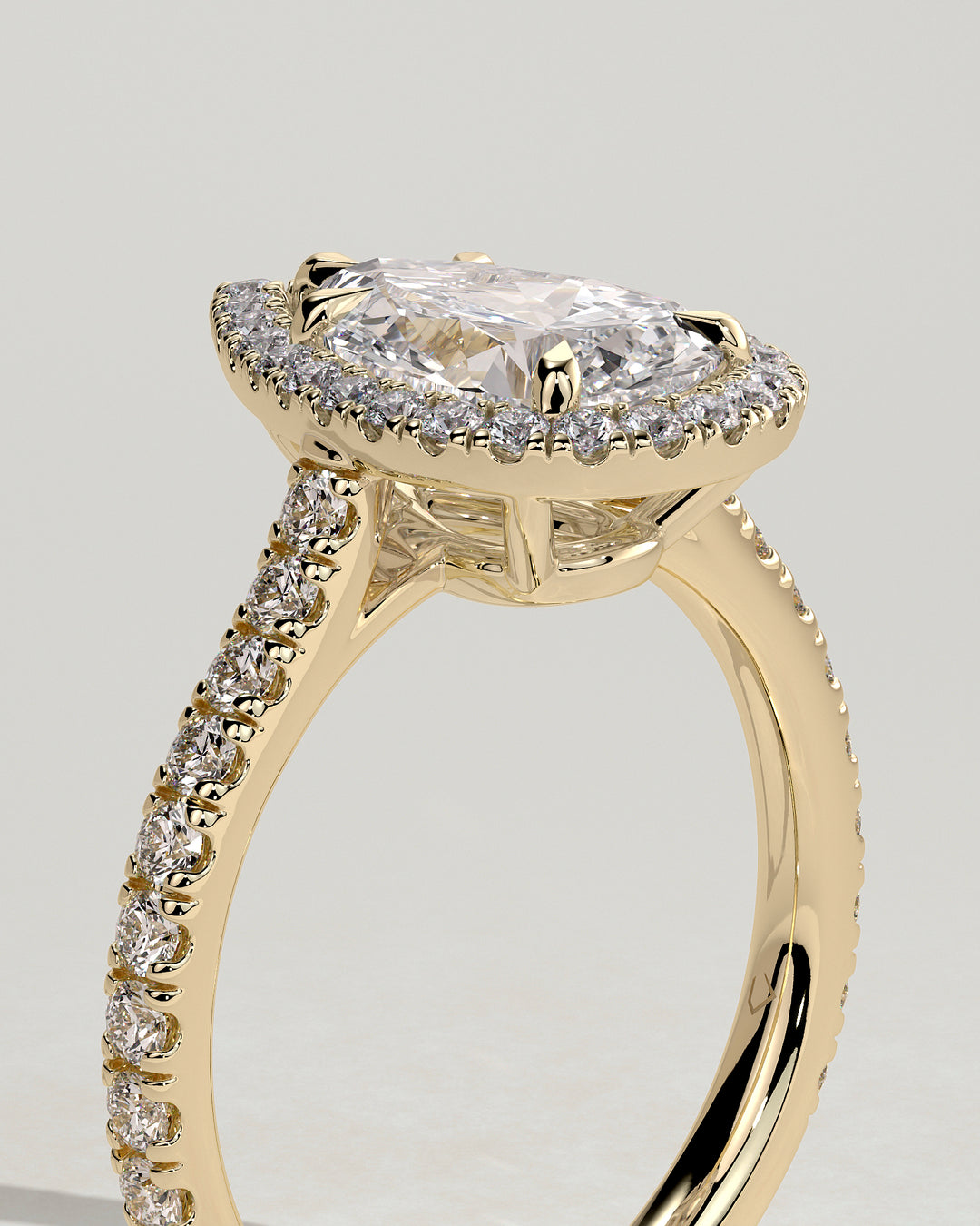 halo engagement ring
