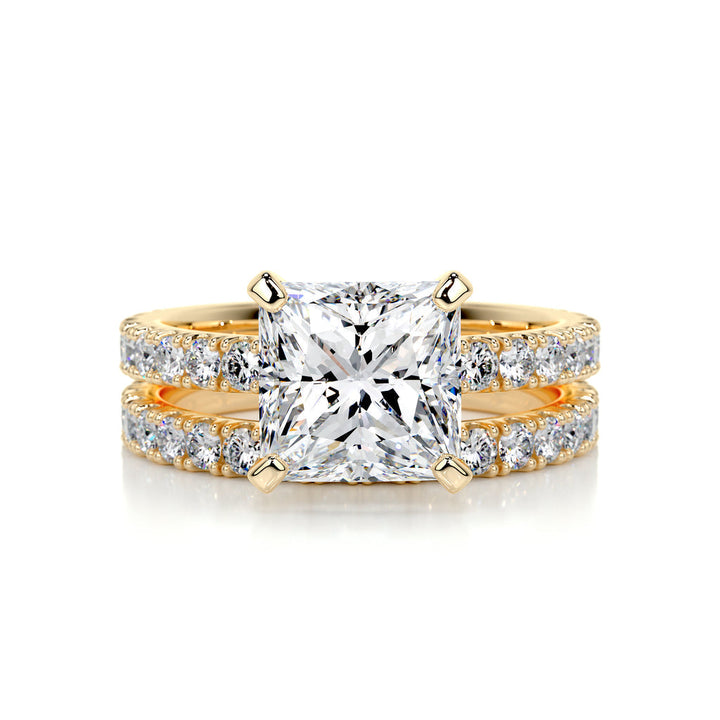 Lab Grown Princess Diamond Bridal Set