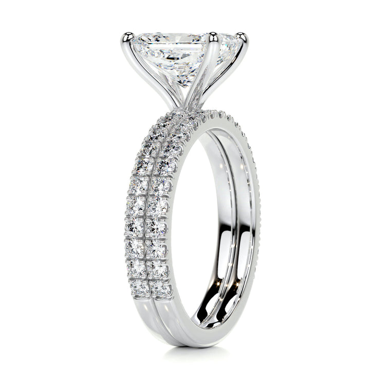 Lab Grown Radiant Diamond Bridal Set