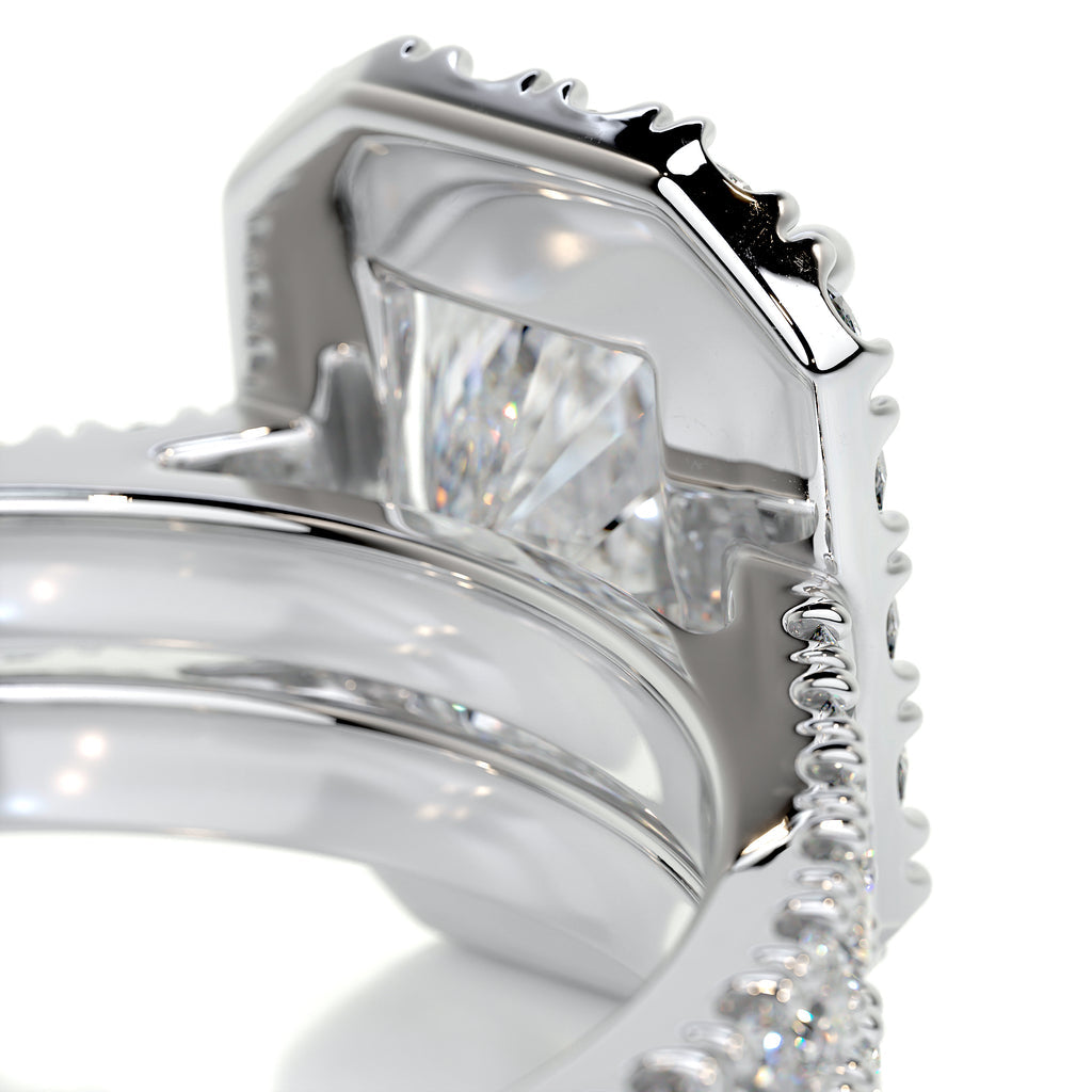 Radiant Lab Diamond Ring Set