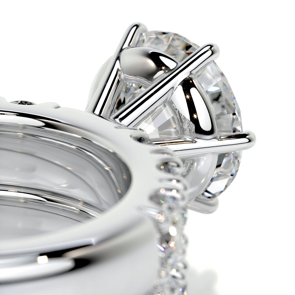 Round Diamond Wedding Set