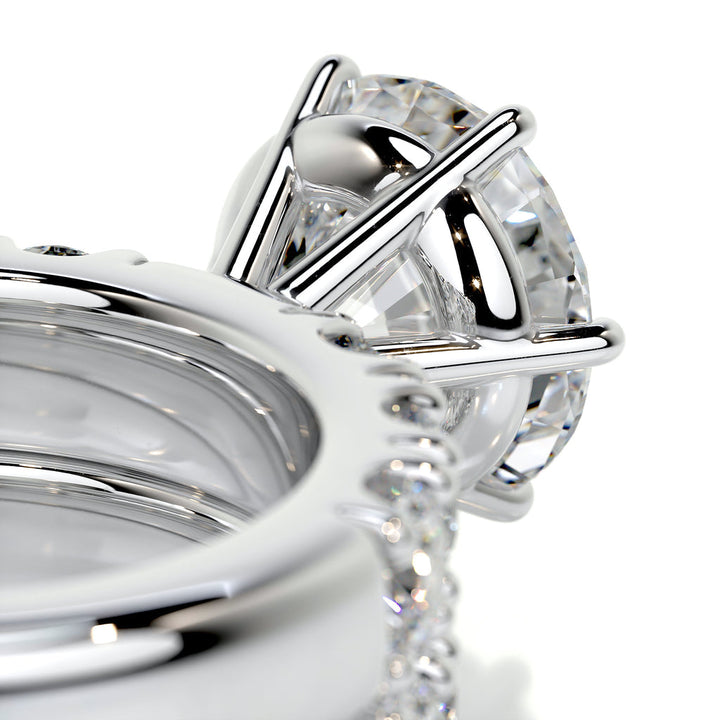 Round Diamond Wedding Set