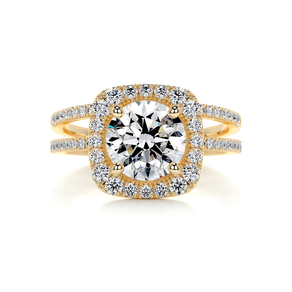 Lab Grown Round Diamond Bridal Set