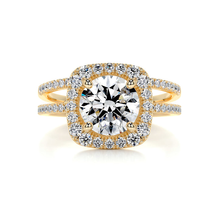 Lab Grown Round Diamond Bridal Set