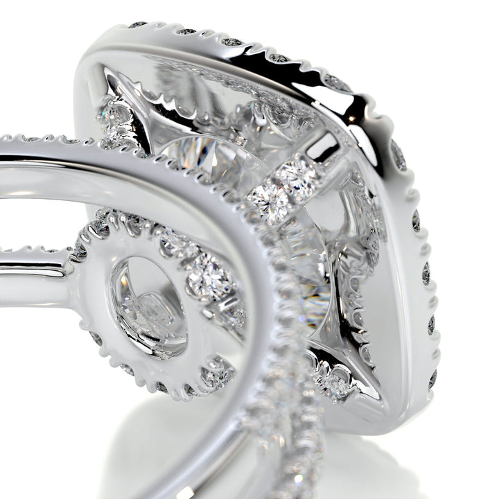 Round Lab Diamond Ring Set