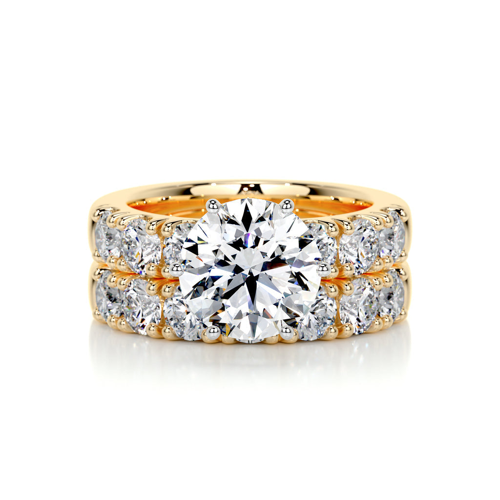 Round Diamond Bridal Ring Set
