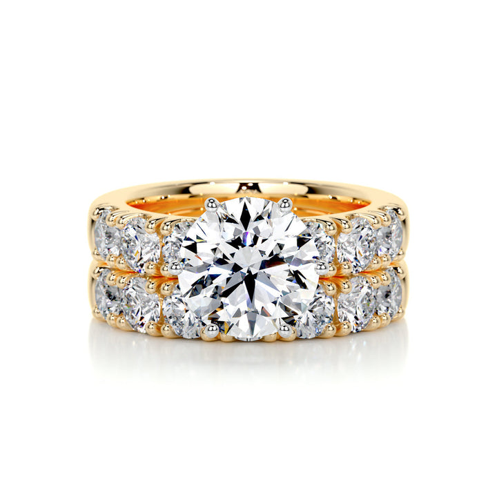 Round Diamond Bridal Ring Set