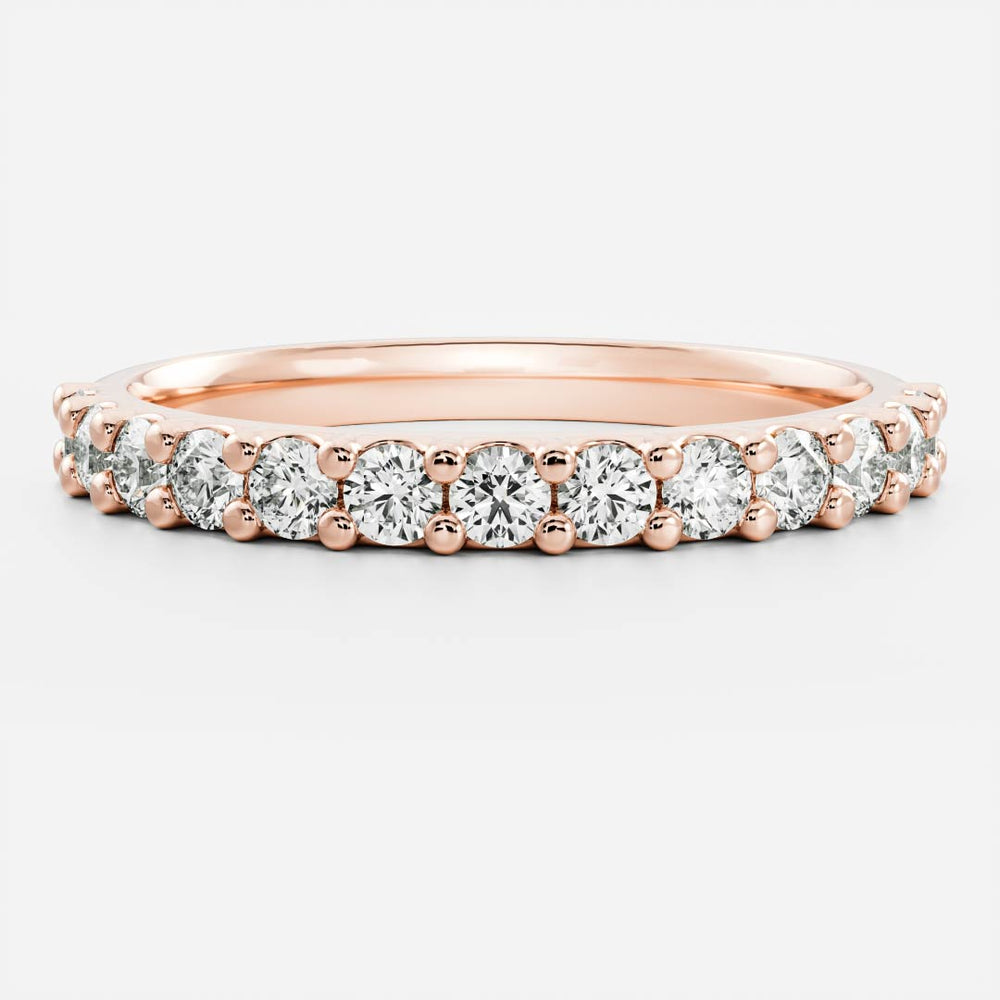 Round Lab Diamond Eternity Band