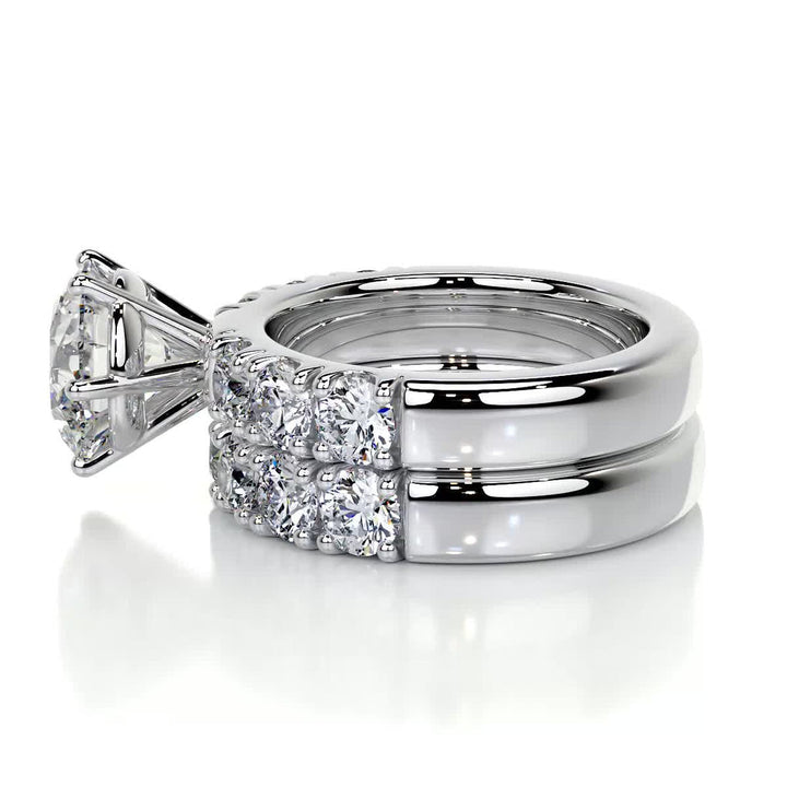Lab Grown Round Diamond Bridal Set