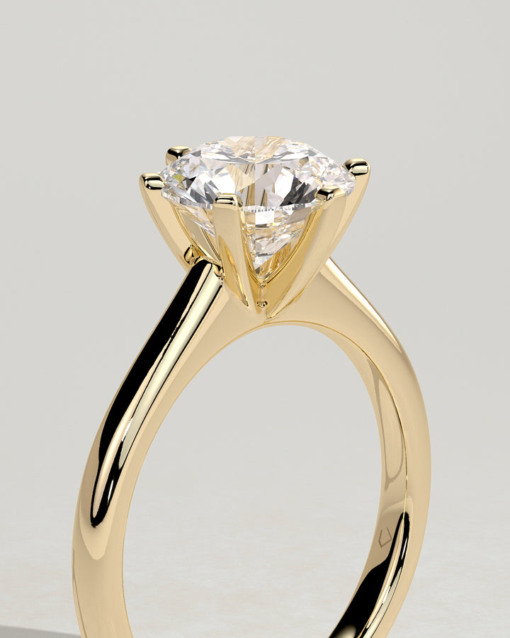 cathedral setting engagement ring