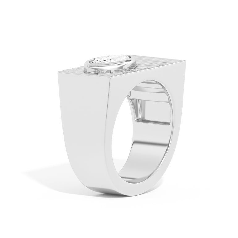 1.0ct Marquise Cut Diamond Unique Engagement Ring