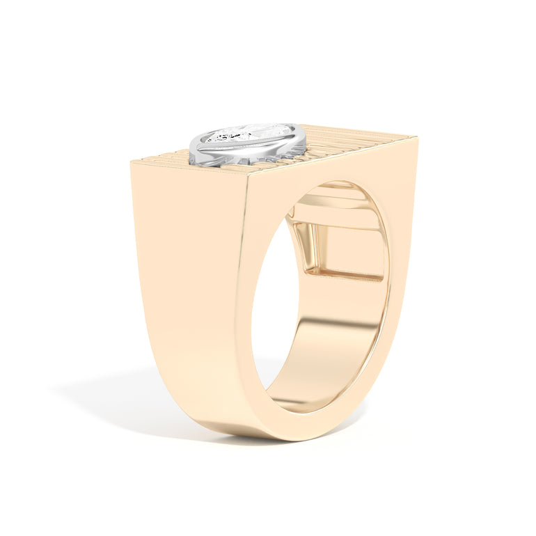 1.0ct Marquise Cut Diamond Unique Engagement Ring
