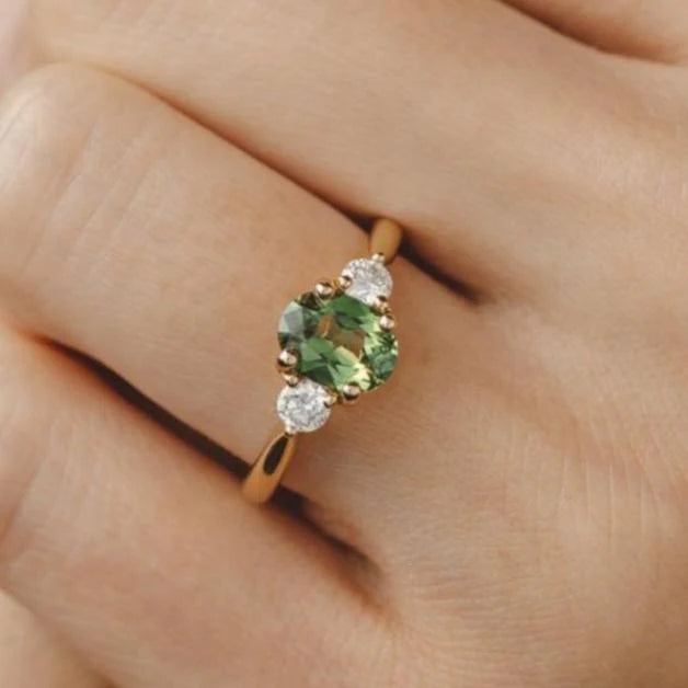 oval wedding rings