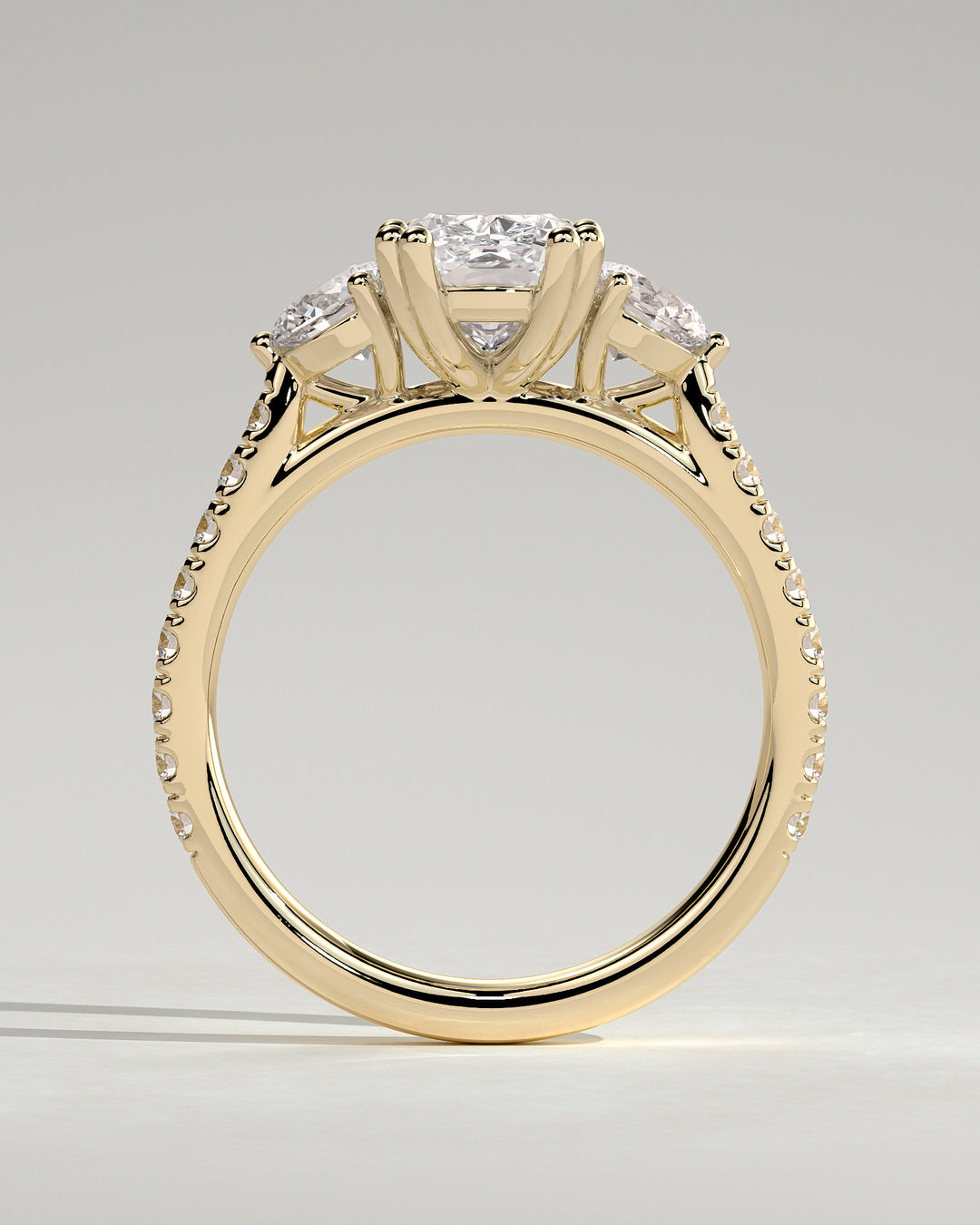 Three Stone Engagement Ring