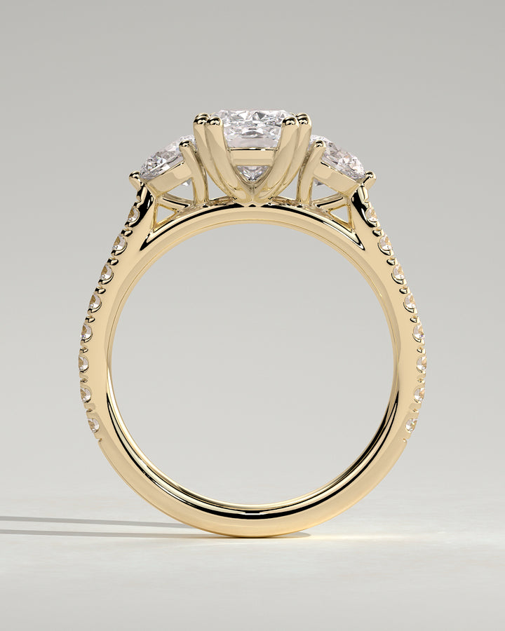 Three Stone Engagement Ring
